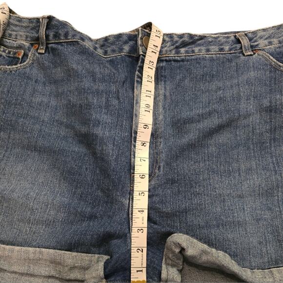 Asos Rolled Hem Denim Jean Shorts Plus Size 26 - Picture 4 of 7
